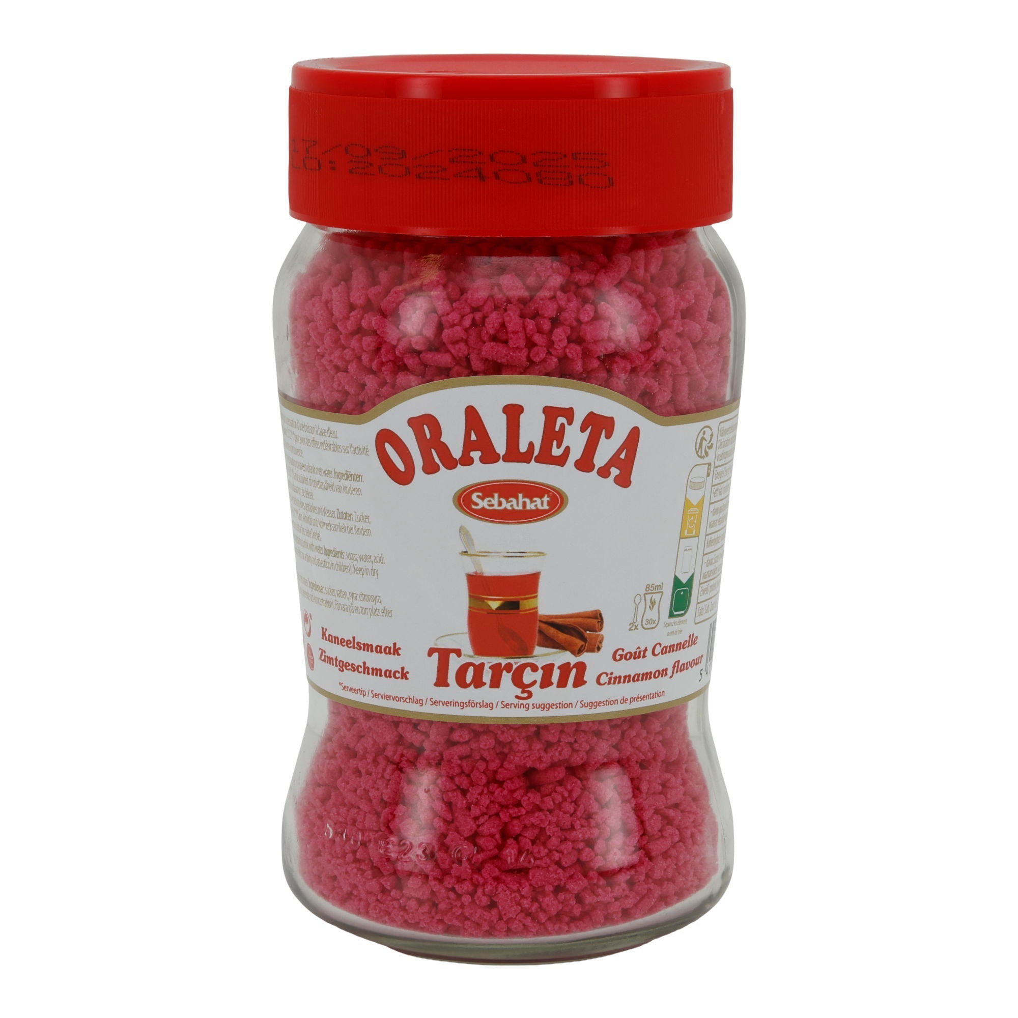 Instant-Getränkepulver Oraleta Tarçın | Instantpulver | Zimtgeschmack | 220 g Glas SEBAHAT